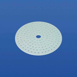 Desiccator Plate With Numerous Small Holes & Large Hole at Center