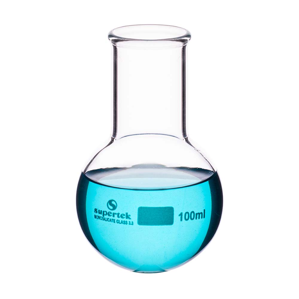 Flask Round Bottom Wide Neck