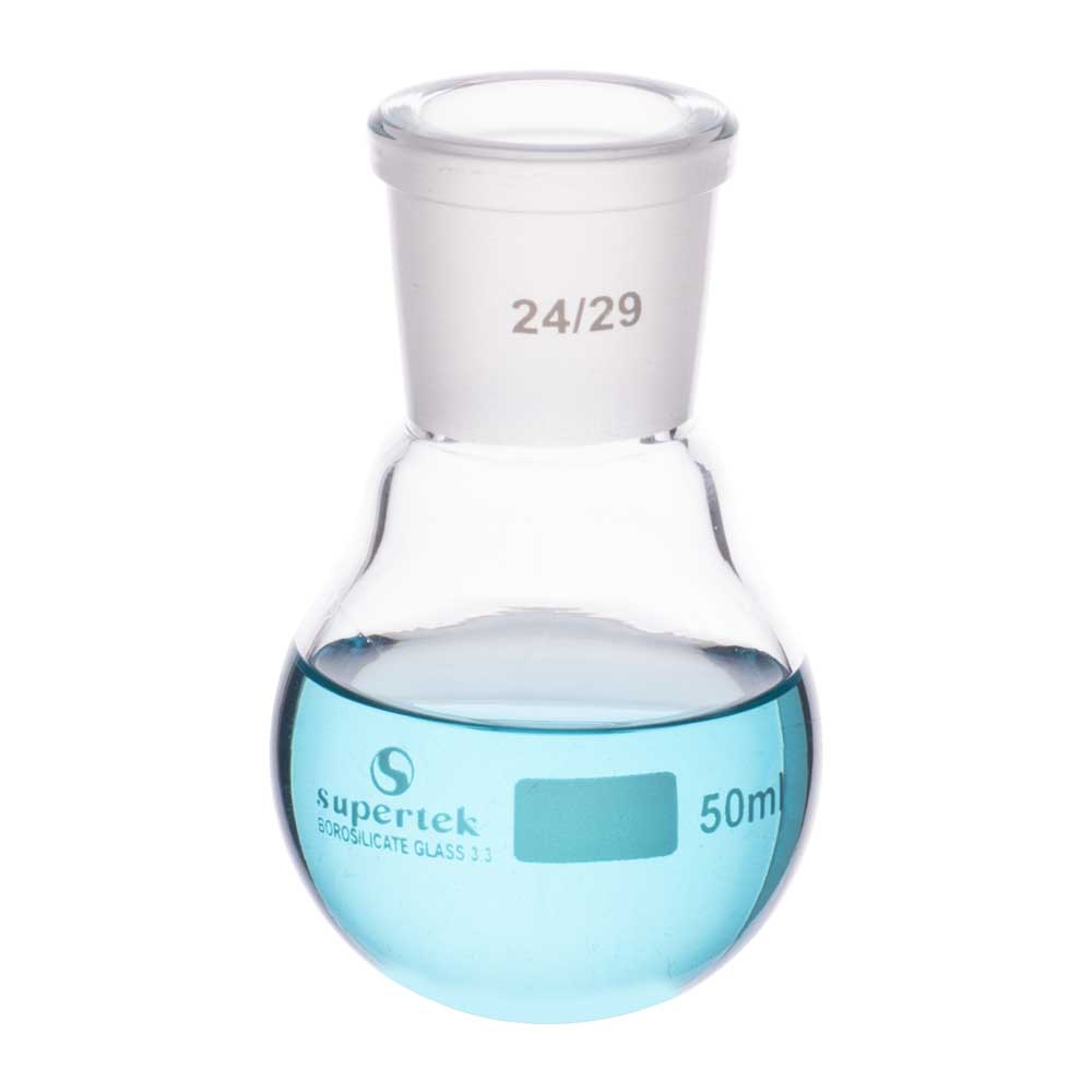 Flask Round Bottom Single Neck - Image 2