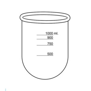 Flask for Dissolution Apparatus with Side Cut as per USP, with Certificate