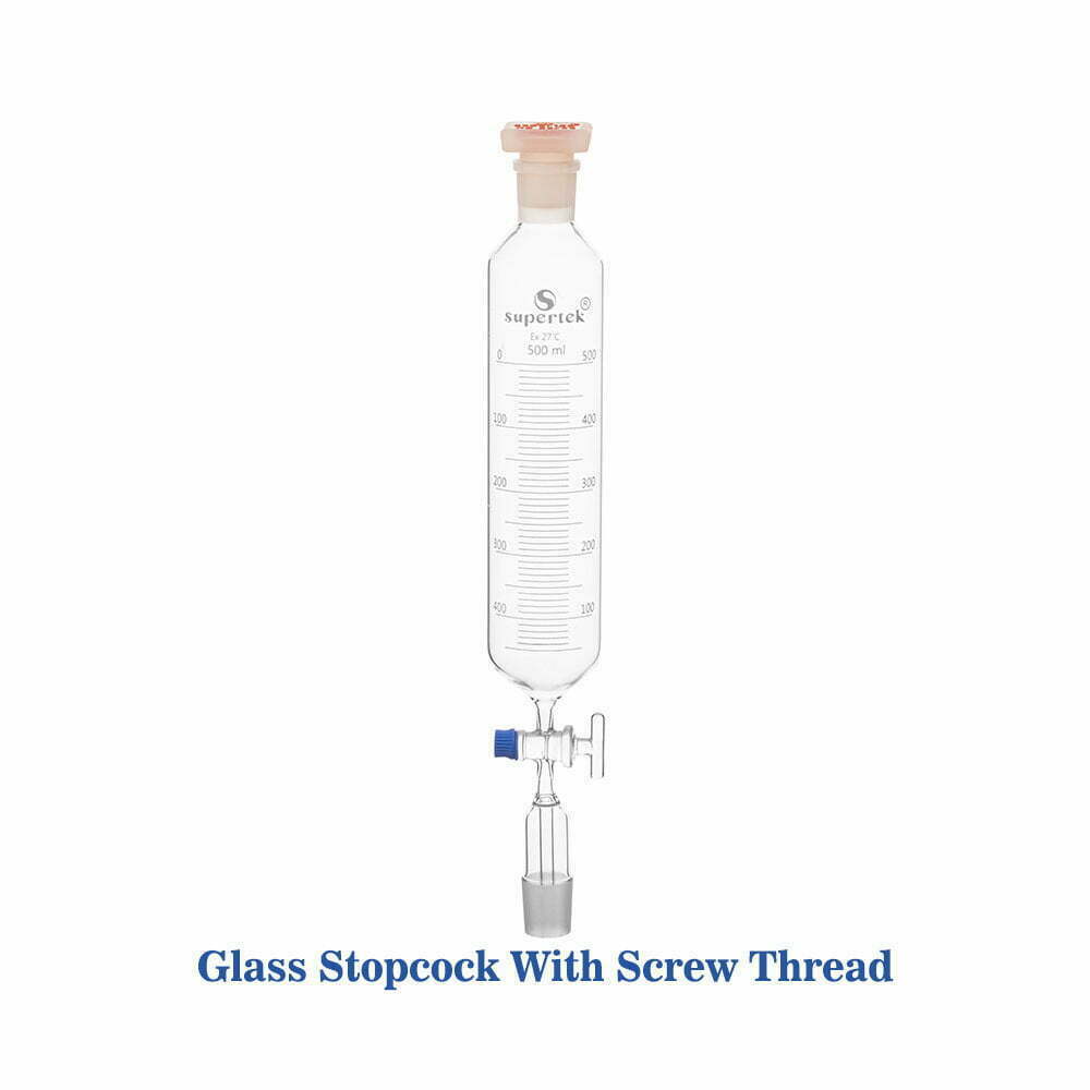 Dropping Funnel, Cylindrical, With Stem Inside Cone, Graduated