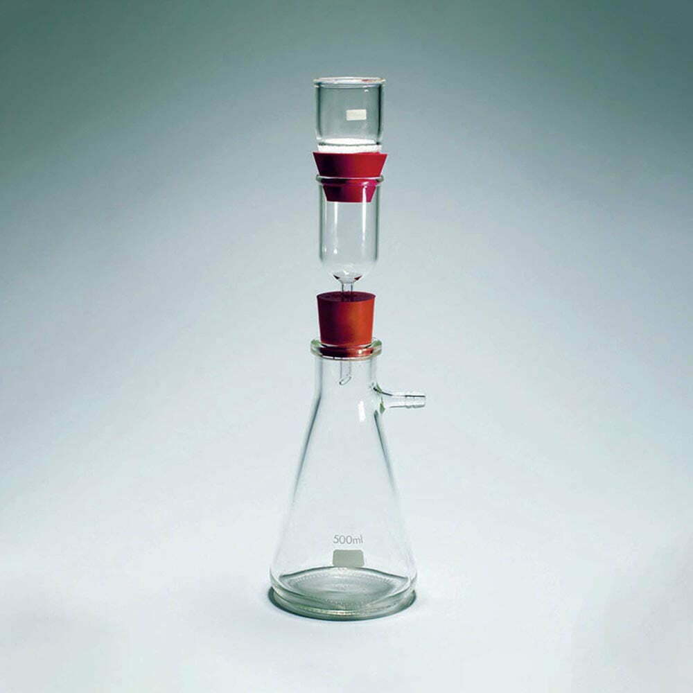 Gooch Crucible with rubber Bung Filtration Assembly