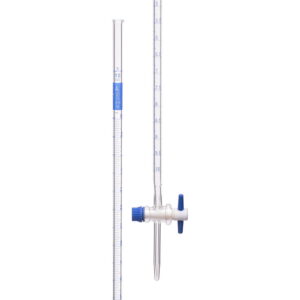 Burette with Straight Bore PTFE Key Stopcock, Class A