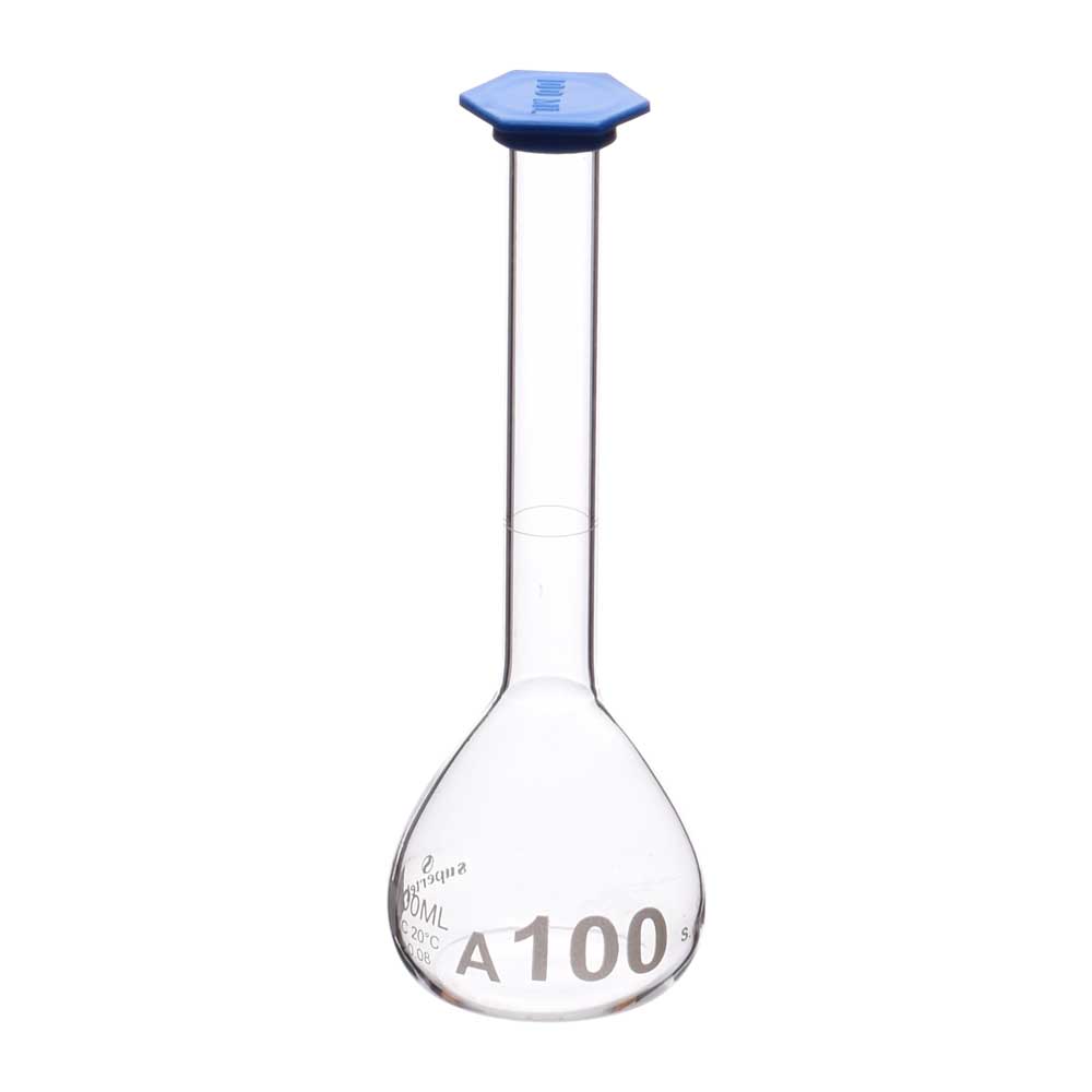 Volumetric Flask with Snap Cap, Class A
