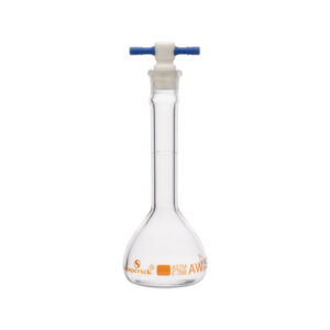 Volumetric Flask ASTM, Wide Mouth Heavy Duty with PTFE Stopper, Class A