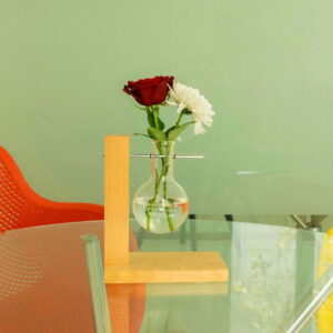 Wooden Flask Planter Single