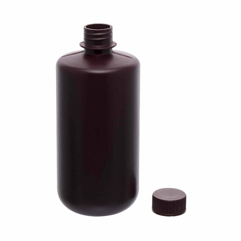 Reagent Bottle Narrow Mouth (HDPE Amber)