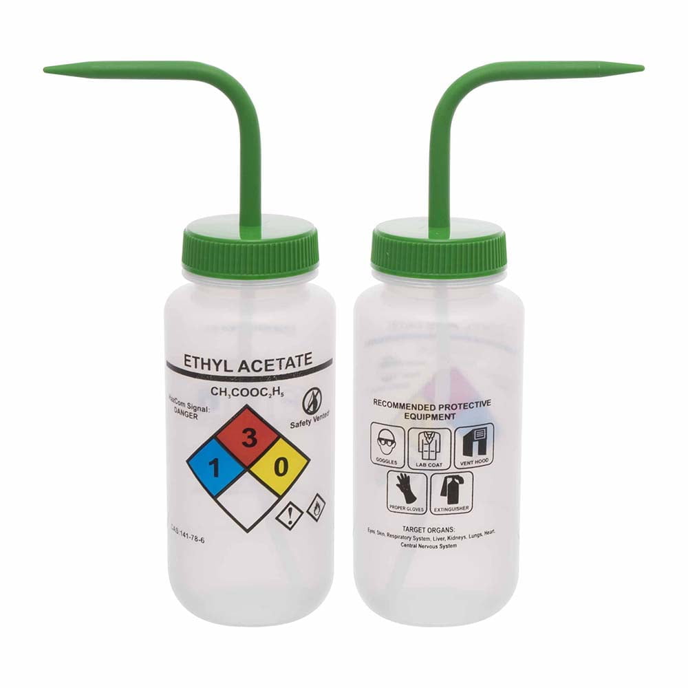 LDPE Wash Bottle with Safety Labeling - Image 4