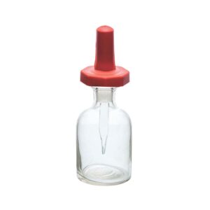 Pipette Dropping Bottle, Clear Glass