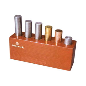 Set of Six Metal Cylinders