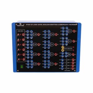 Study of Logic Gates, Boolean Identities and Demorgan’s Theorems